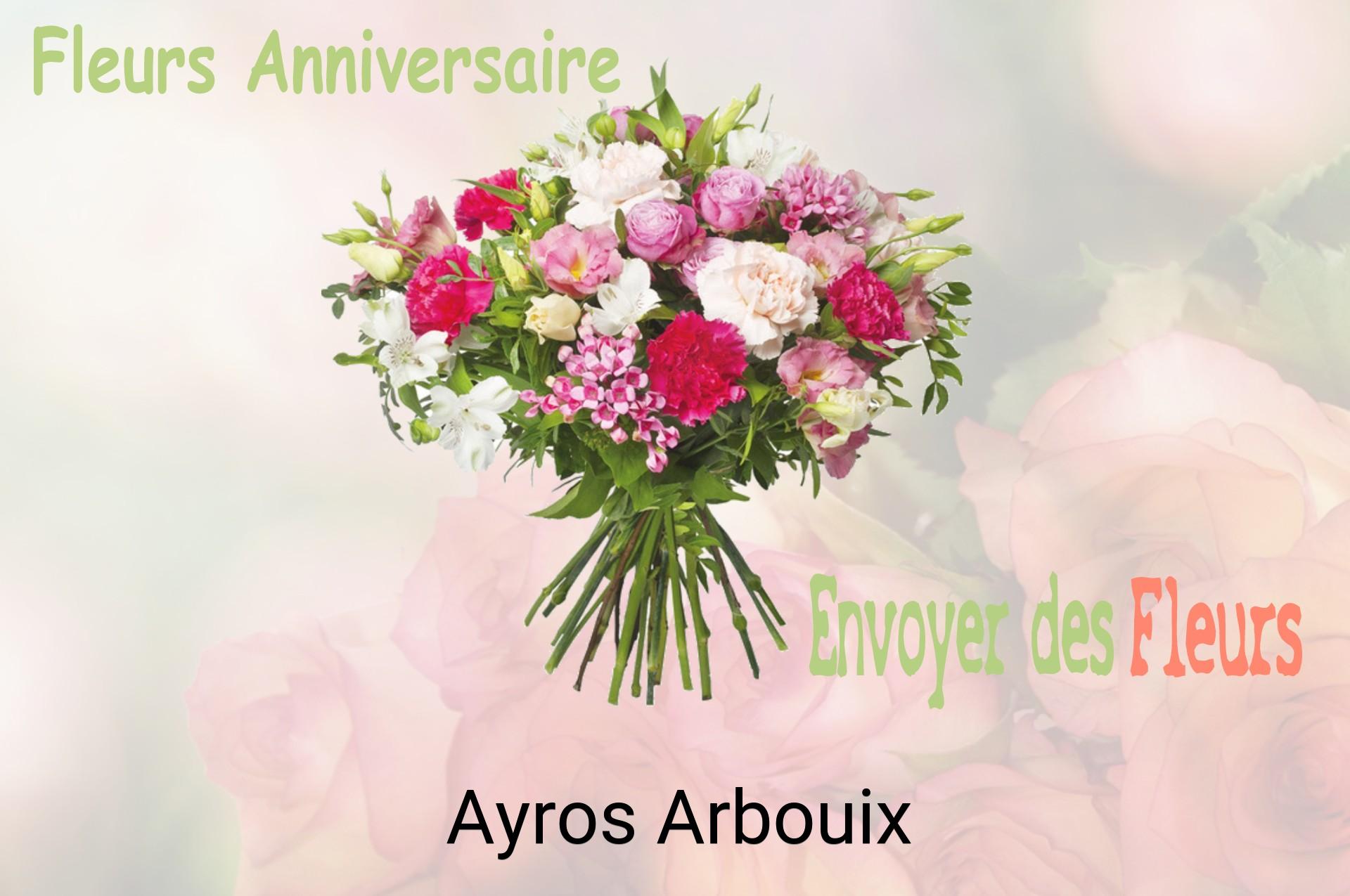 Bouquet de fleurs d’anniversaire livré à Ayros-Arbouix