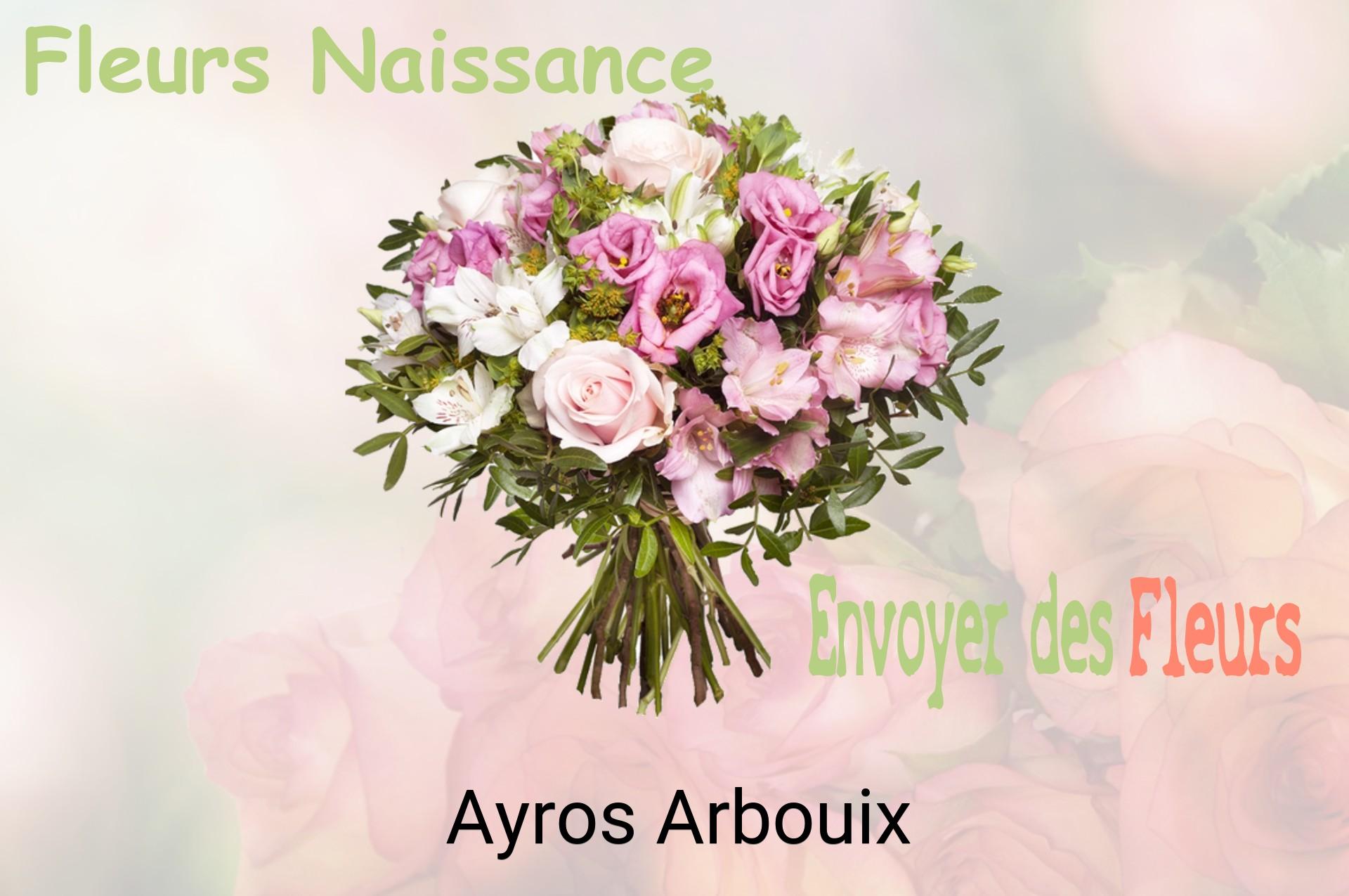Bouquet de fleurs de naissance livré à Ayros-Arbouix